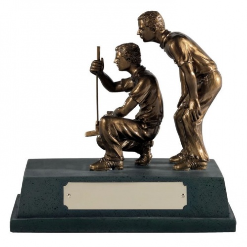Resin Gold Golf Partners Trophy Awards Trophies Supplier